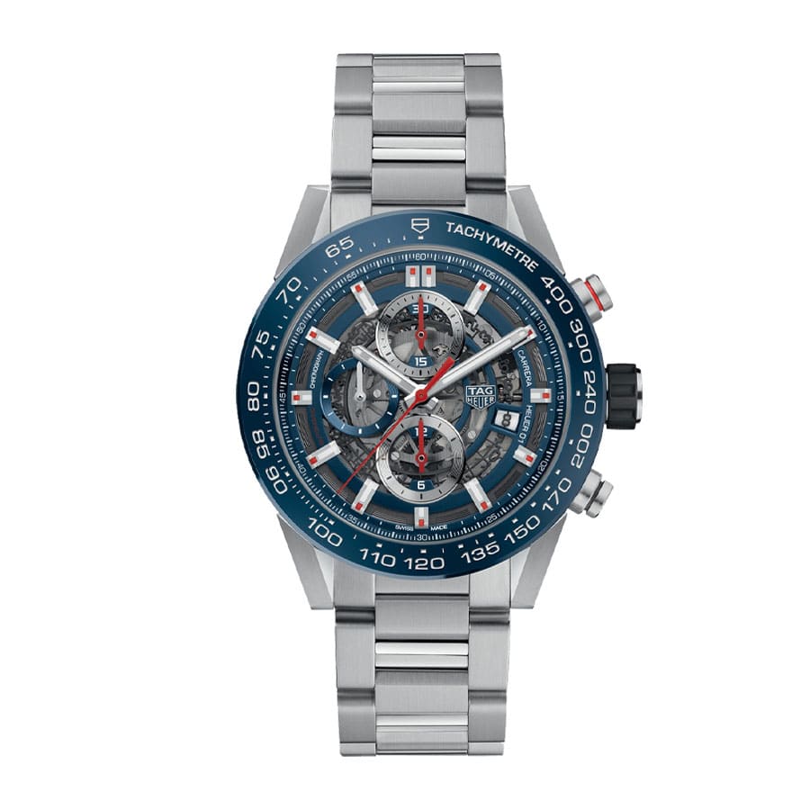 TAG Heuer Carrera 01 CAR201T "Blue Skeleton Dial"