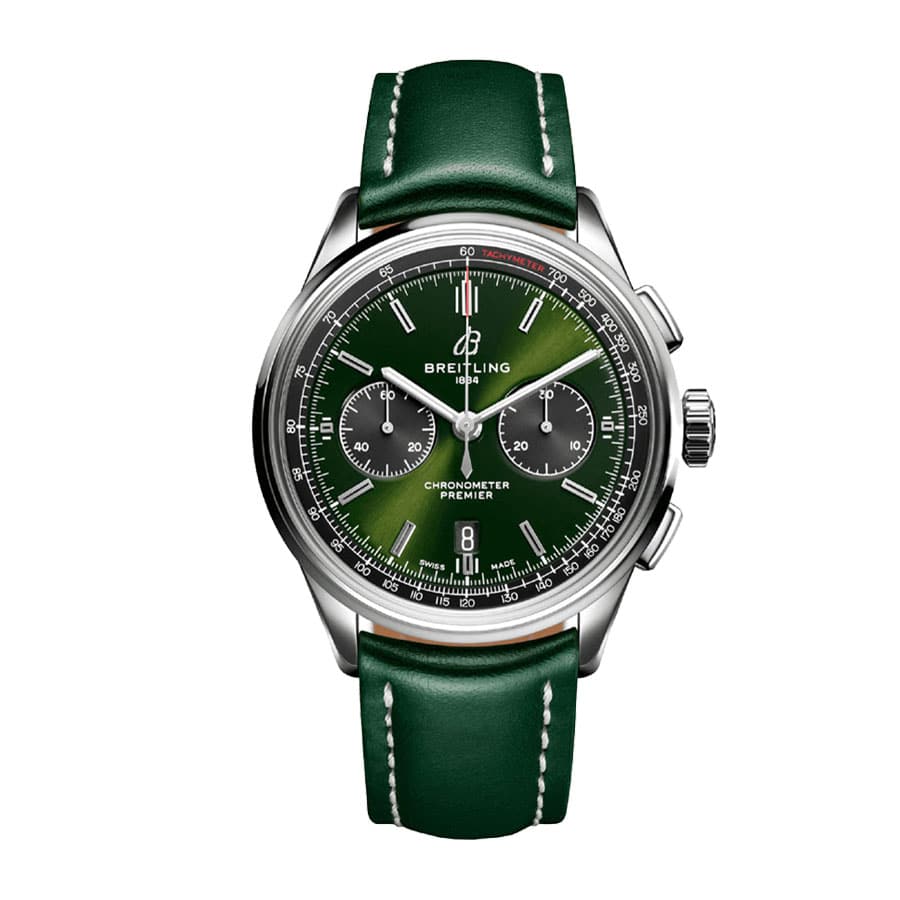 Breitling Premier B01 Chronograph AB0118A11L1X1 “Green Dial”