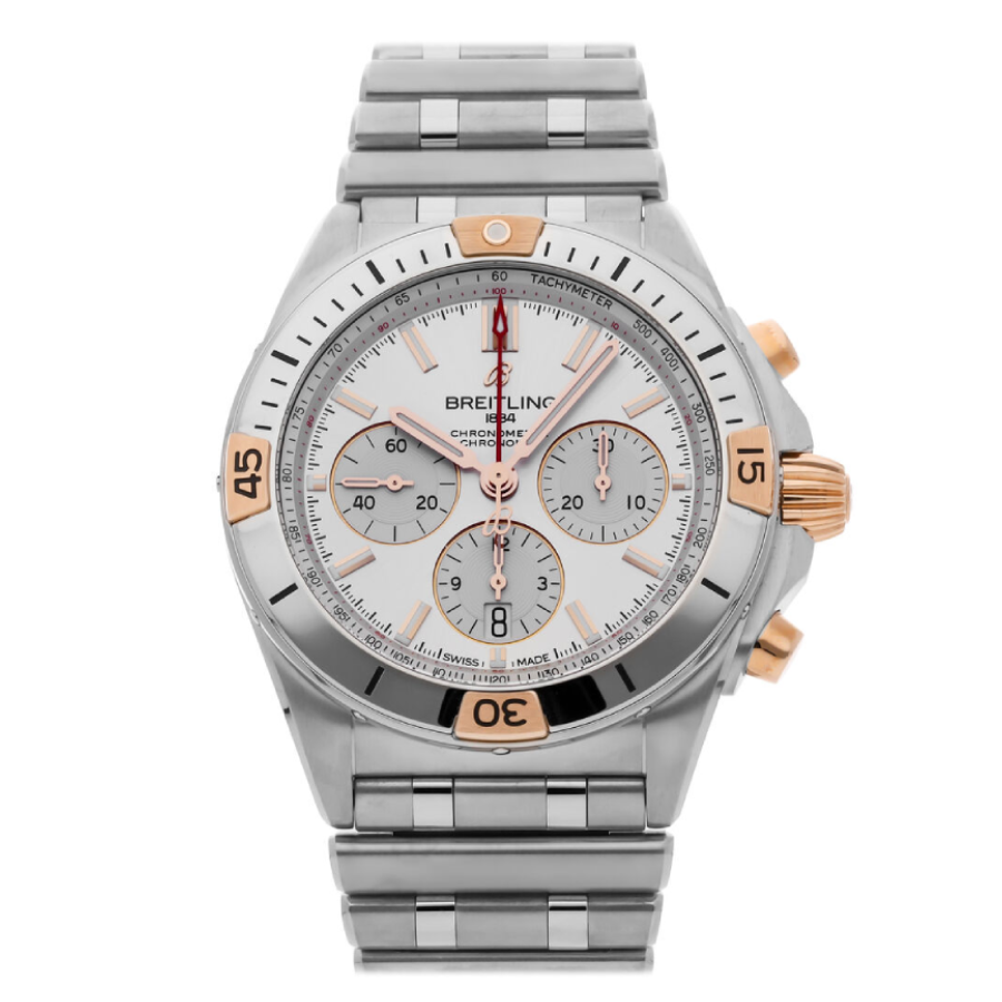 Breitling Chronomat B01 AB0134101G1A1 “White Dial Steel”