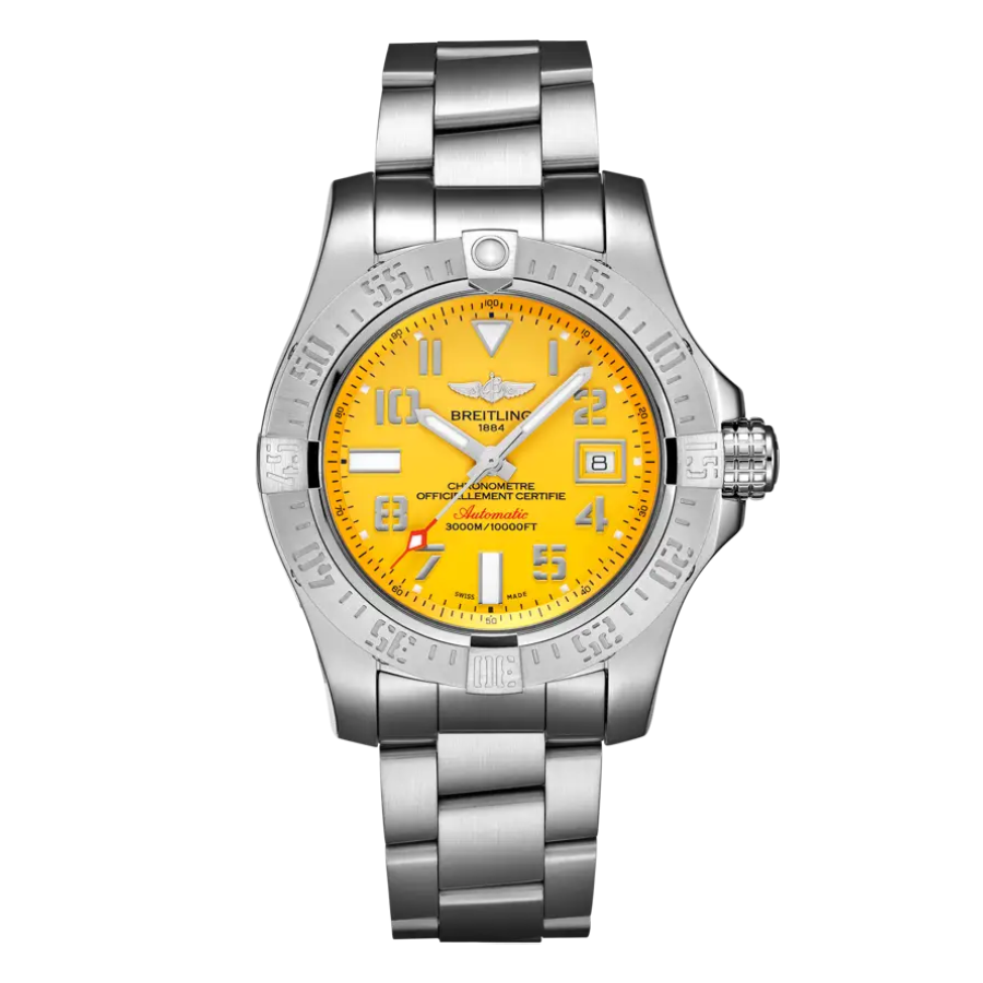 Breitling Avenger II Seawolf A17331 “Yellow Dial”