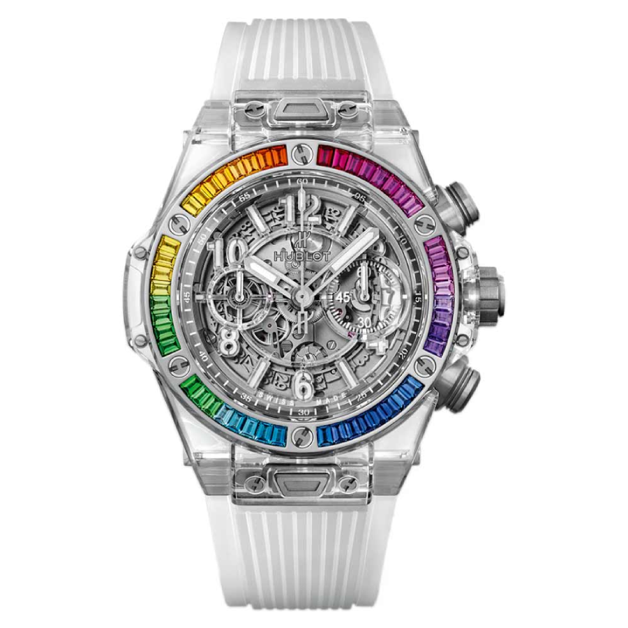 Hublot Big Bang Unico “Rainbow” Sapphire Case 411.JX.4803.RT.4099 to Original