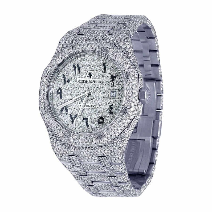 Audemars Piguet Royal Oak "Iced Out" 15400ST.OO.1220ST.02 2