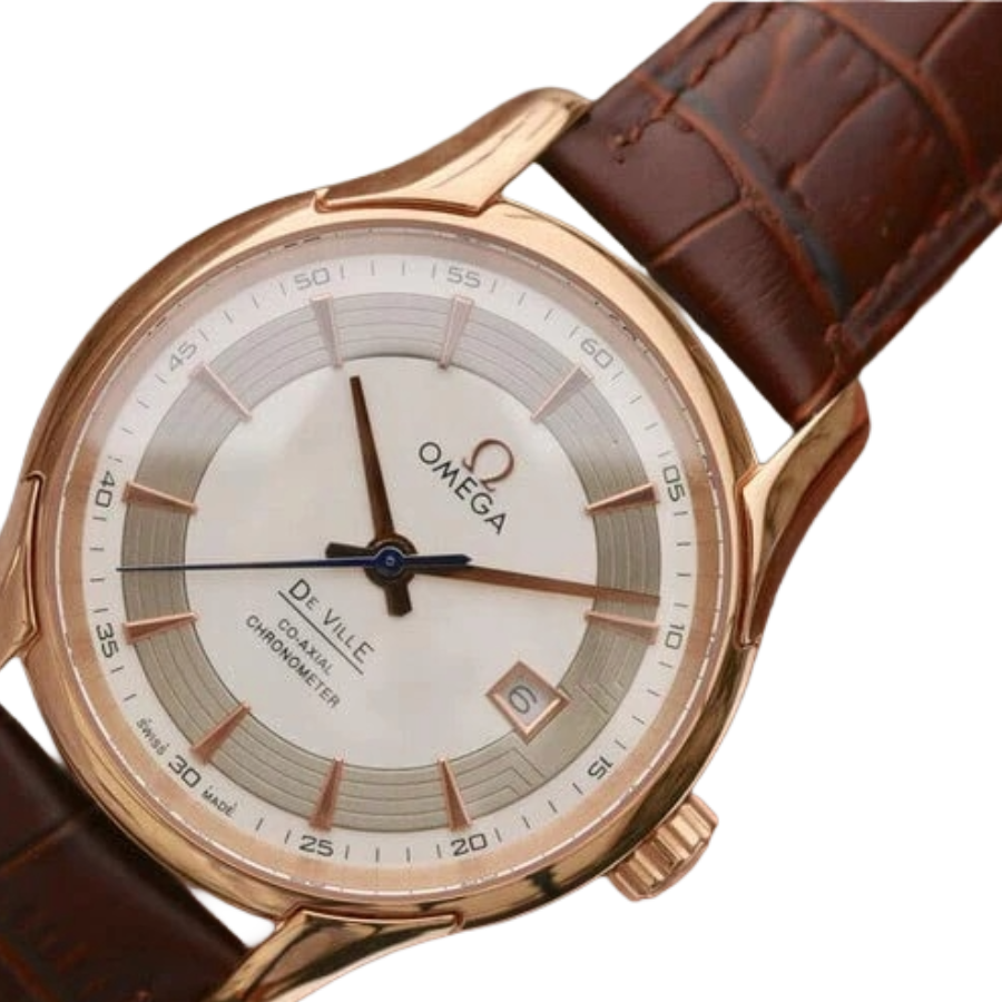 Omega De Ville Rose Gold Case 431.63.41.21.02.001 Swiss 2