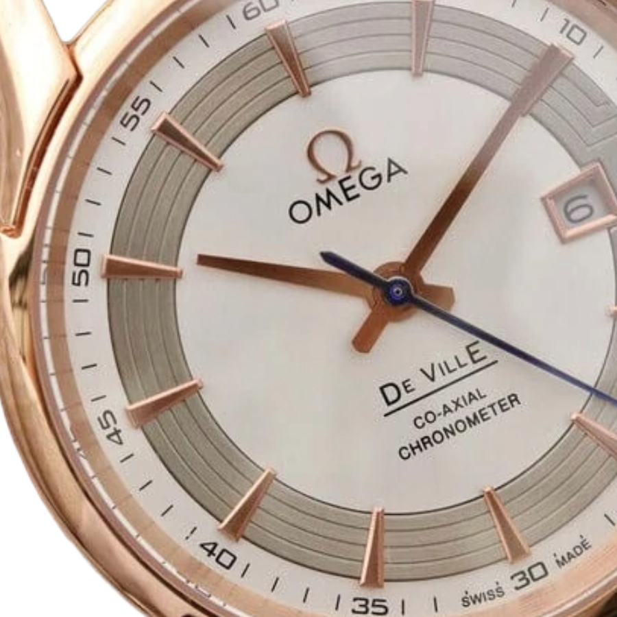 Omega De Ville Rose Gold Case 431.63.41.21.02.001 Swiss 4