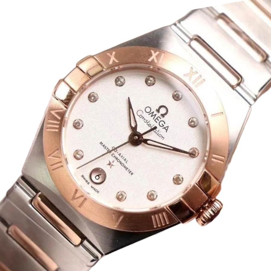 Omega Constellation Steel & Rose Gold 131.20.39.20.52.001 Ultra Fine 2