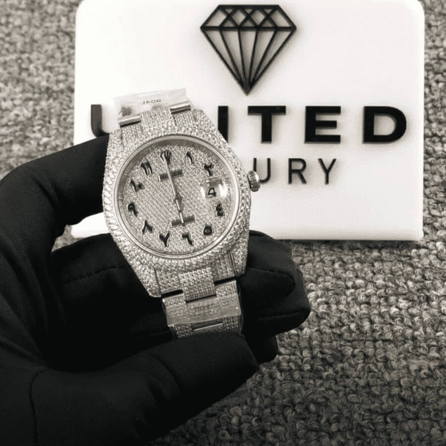 Rolex Datejust 126300 "Iced Out Arabic Dial" Quality 2