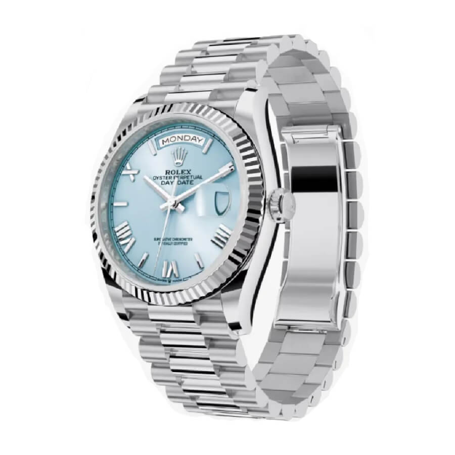Rolex Day-Date 228236 "Ice Blue Grooved" Quality 2