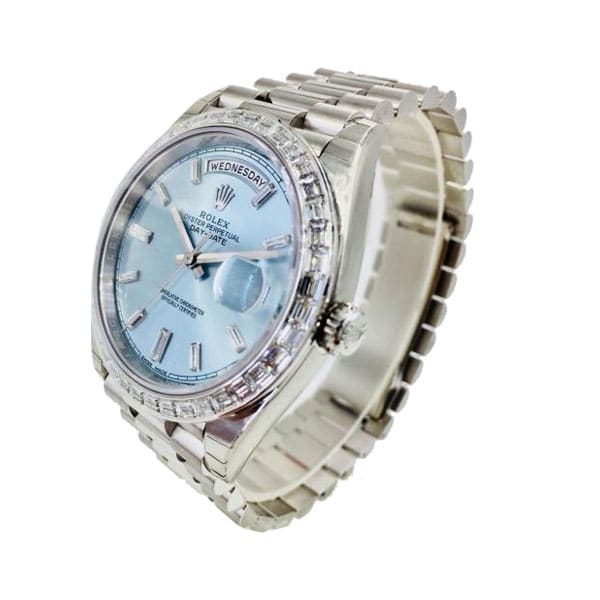 Rolex Day-Date 228396TBR "Ice Blue Baguette" Pro 2
