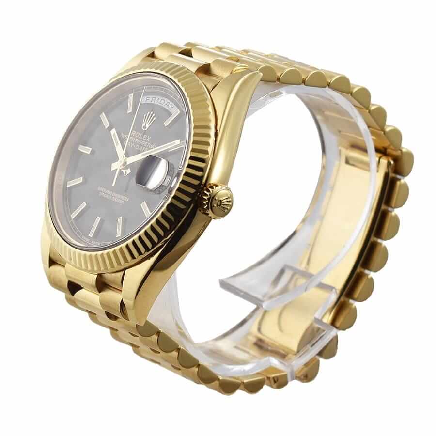 Rolex Day-Date 228235-0002 "Black Dial" Precision 2