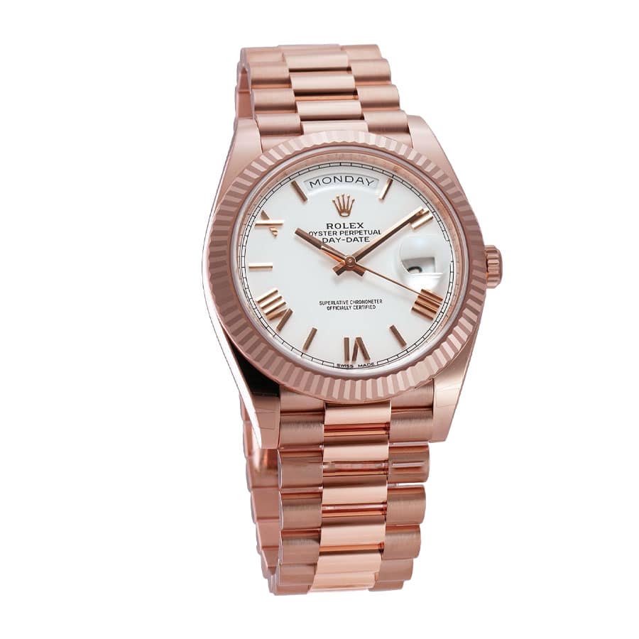 Rolex Day-Date 228235 "White Dial" Signature 2