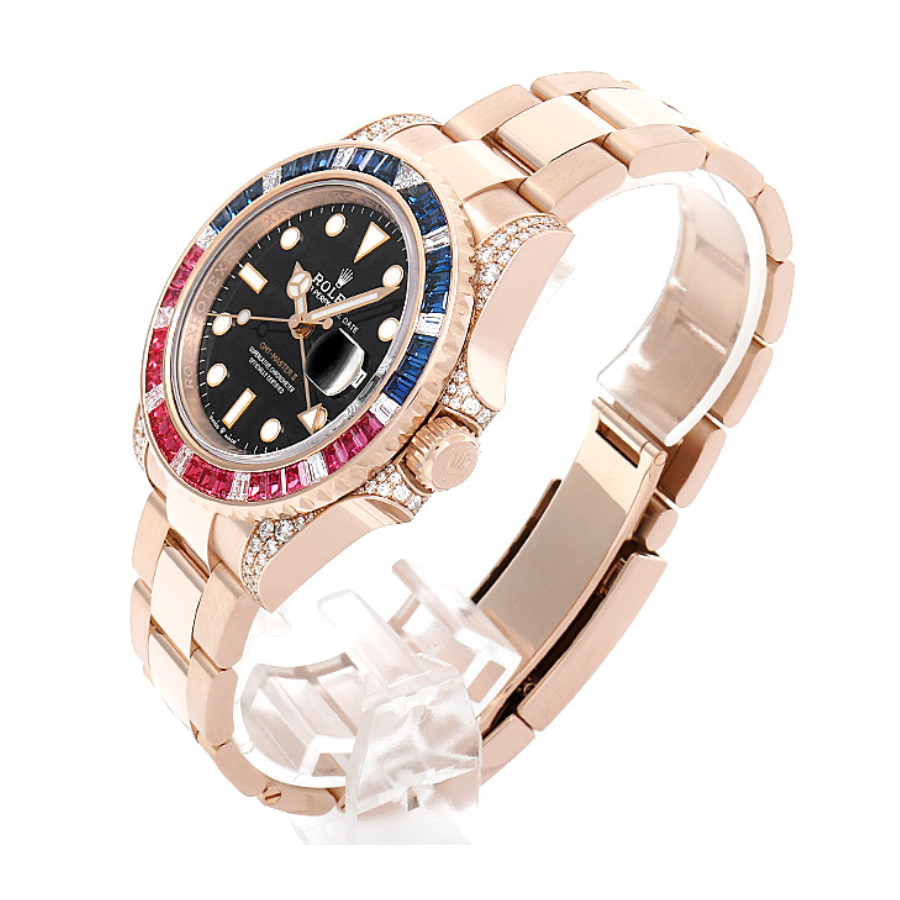 Rolex GMT-Master II 126755SARU "Diamond Bezel" True to Original 2