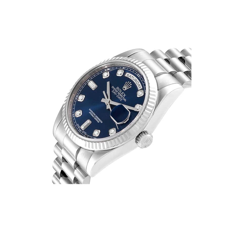 Rolex Day-Date 128239 "Blue Diamond Dial" High Fidelity 2