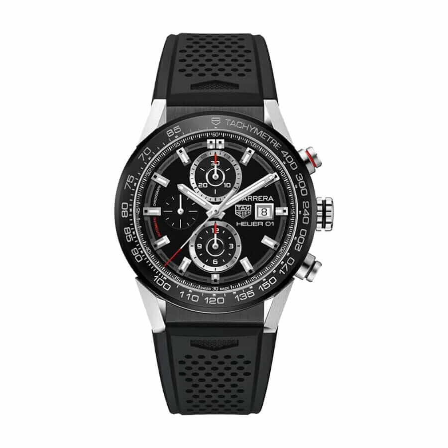 TAG Heuer Carrera Chronograph CBN2A1B.BA0643 "Black Rubber" Deluxe Quality