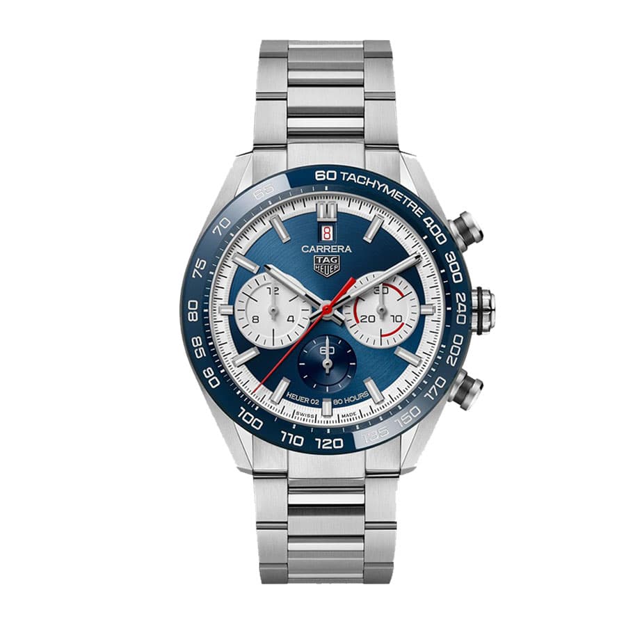 TAG Heuer Carrera Chronograph CBG2016.BA0616 "Blue Dial" High-End Quality