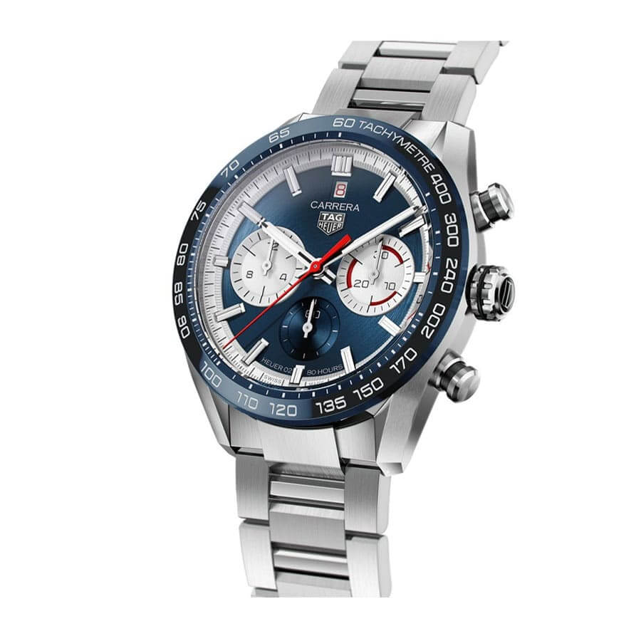 TAG Heuer Carrera Chronograph CBG2016.BA0616 "Blue Dial" High-End Quality 2