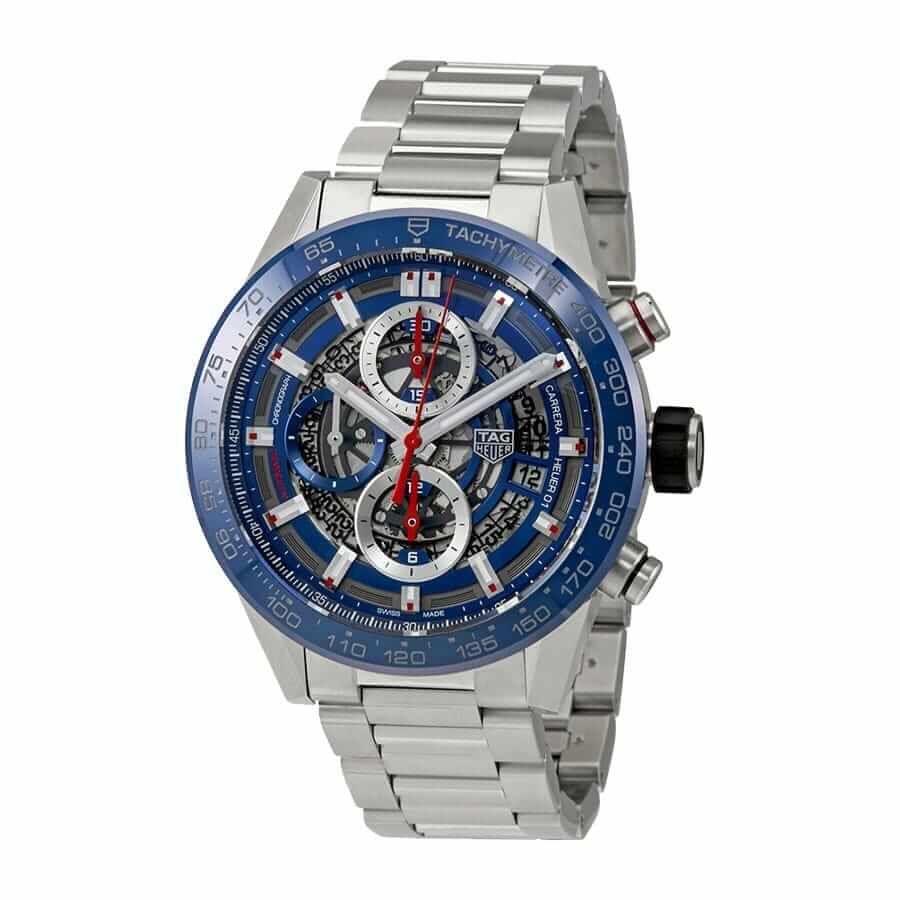 TAG Heuer Carrera 01 CAR201T "Blue Skeleton Dial" Precision 2